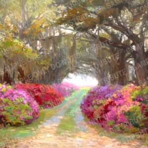 Louisiana Oaks In Spring - Original Artwork
