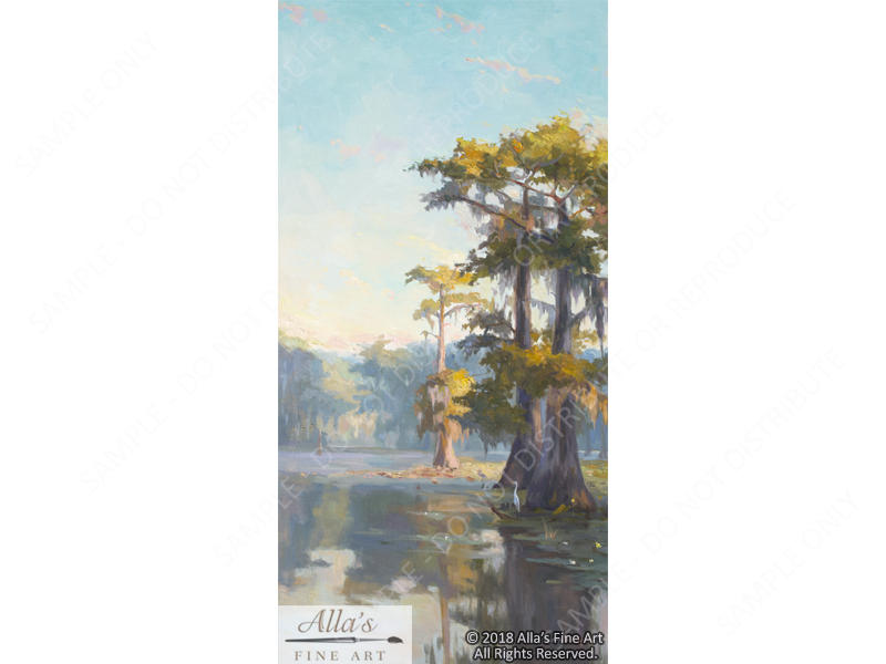 Louisiana Bayou Panorama 2 - Original Artwork