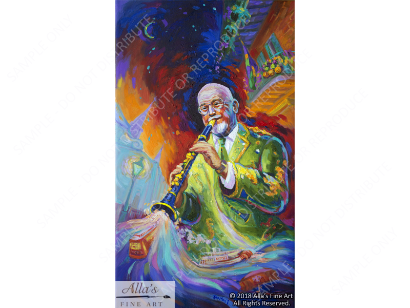 Jazz Greats - Pete Fountain - Original Artwork