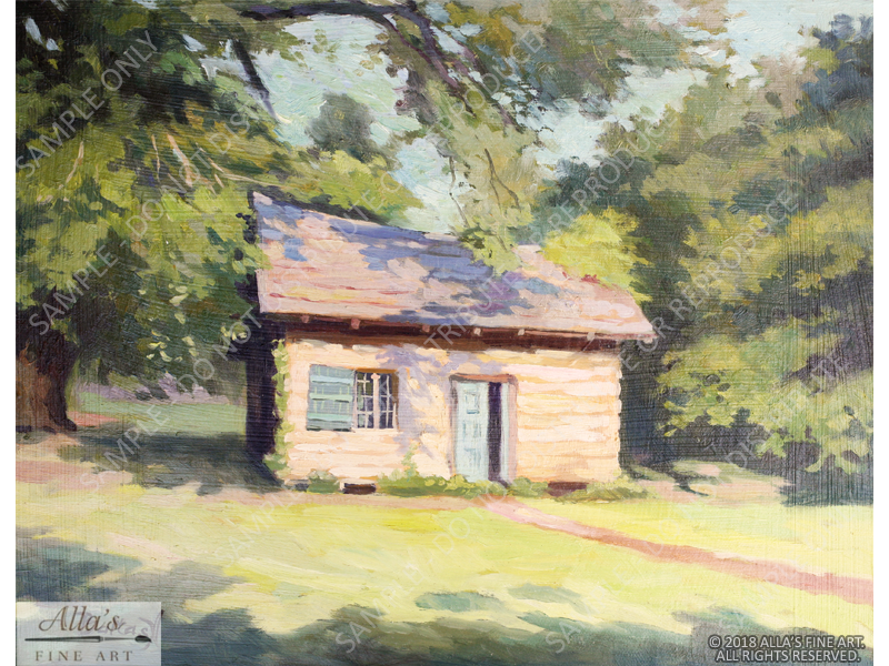 Outbuilding at Melrose Plantation - Original Artwork