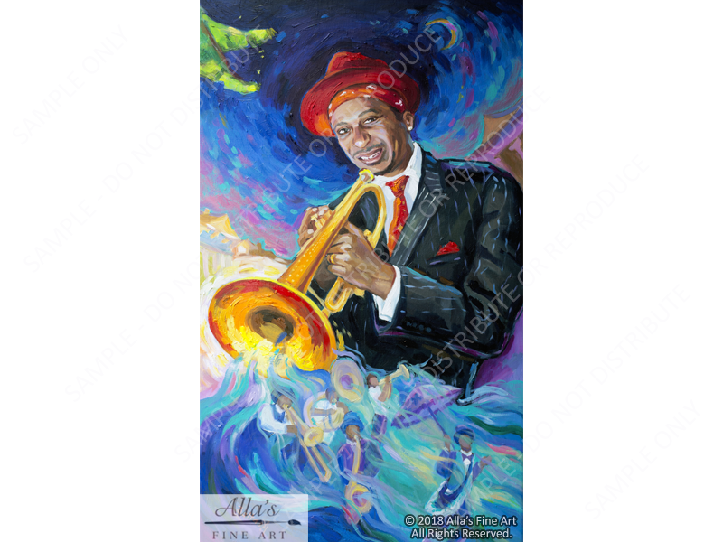 Jazz Greats - Kermit Ruffins - Original Artwork