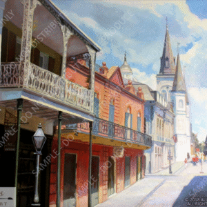 Street In The New Orleans French Quarter