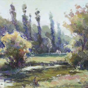 Sunny Fall Day - Original Artwork