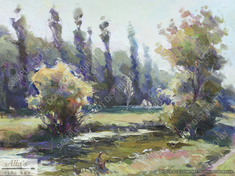 Sunny Fall Day - Original Artwork