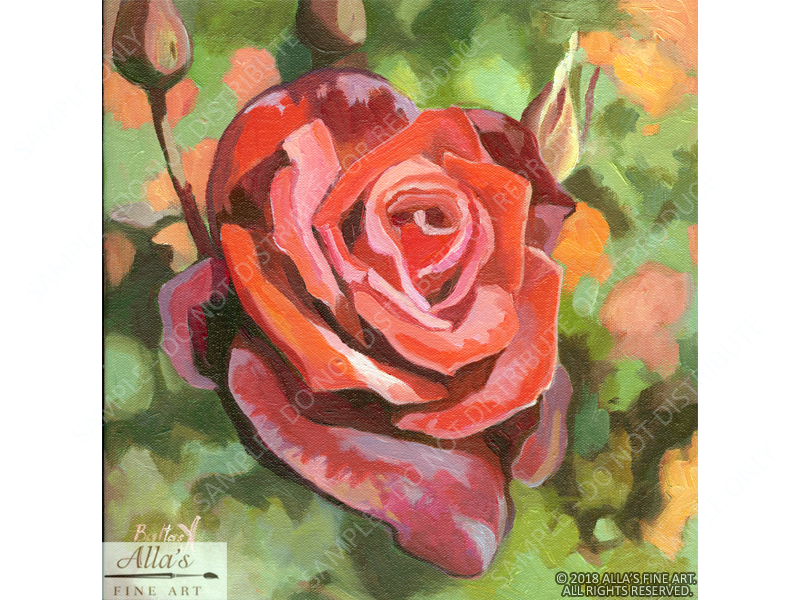 Red Rose - Original Artwork