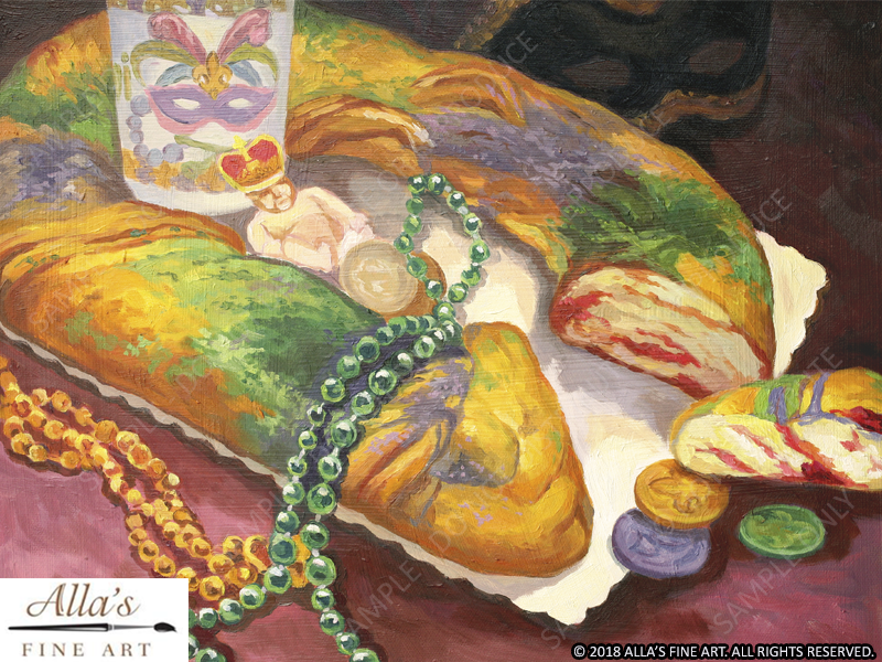 King Cake - Original Artwork