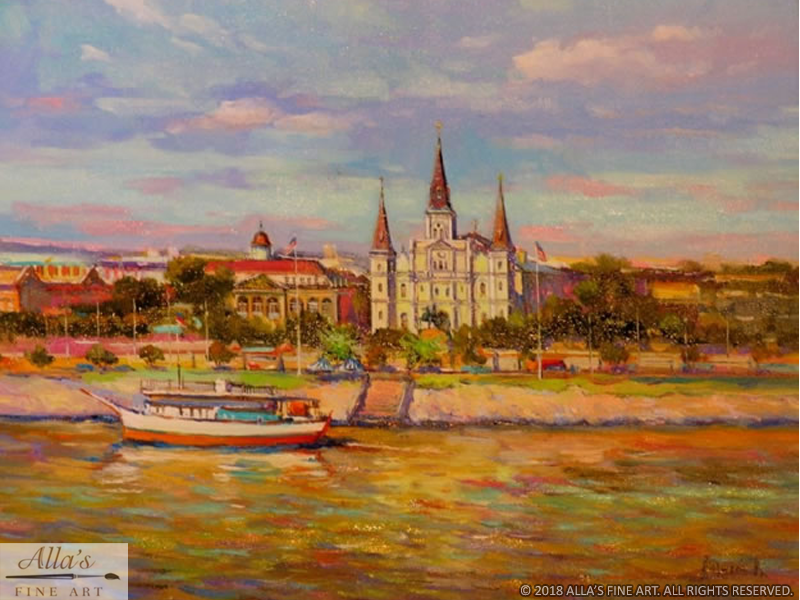 Old Time New Orleans From The River