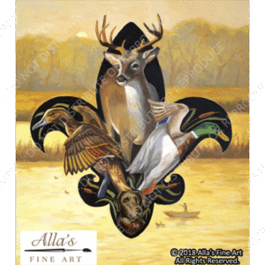 Louisiana Hunters Fleur de Lis