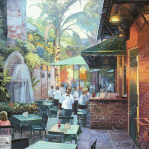 Pat Obriens Courtyard In The New Orleans French Quarter