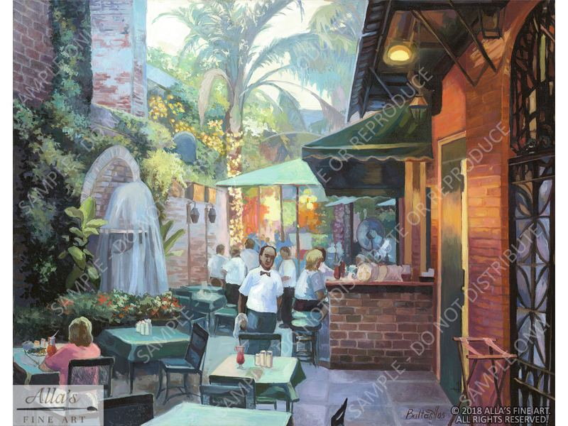 Pat Obriens Courtyard In The New Orleans French Quarter