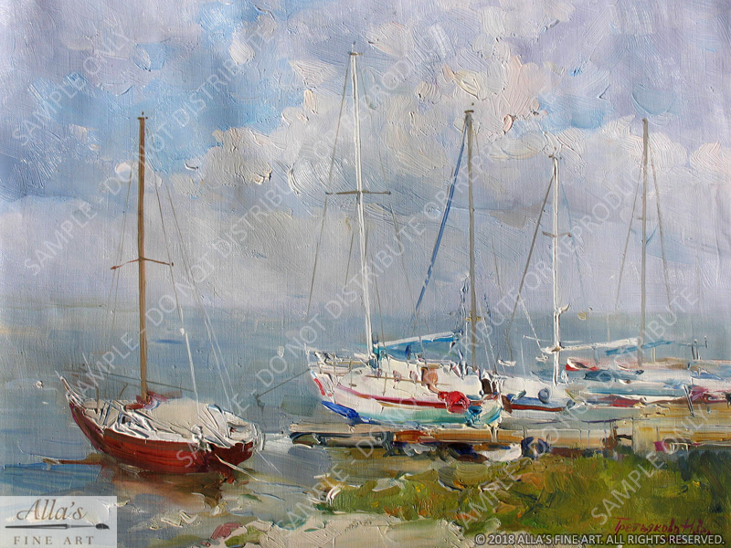 Windy Day in the Harbor