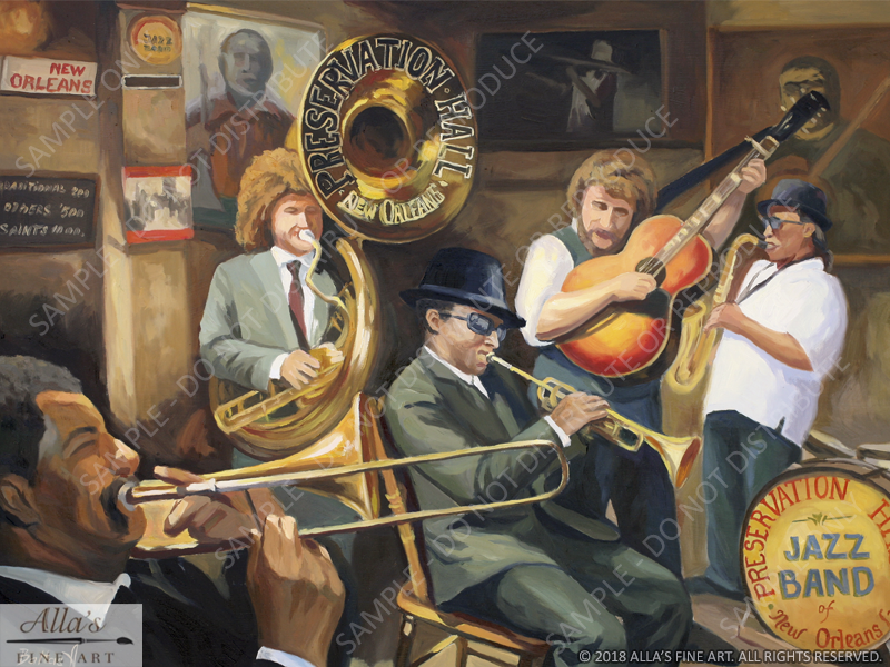Preservation Hall Jazz Band - Original Artwork