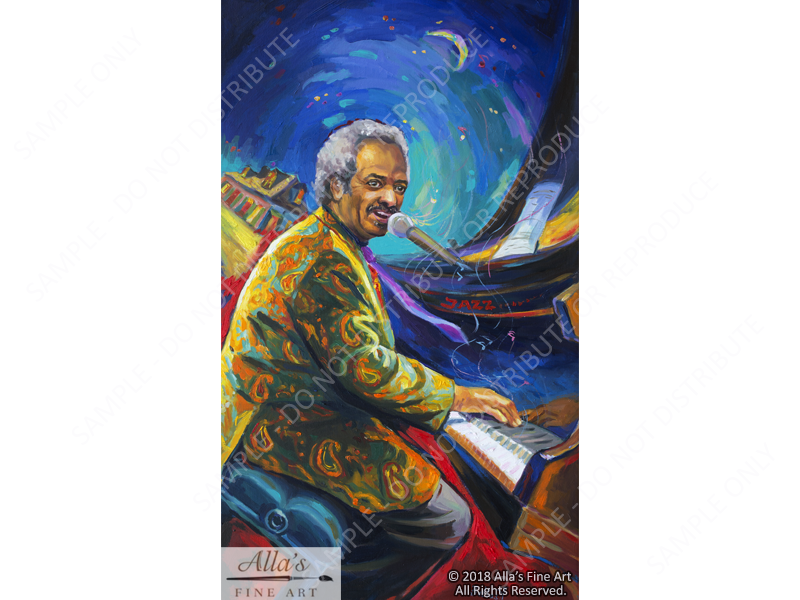 Jazz Greats - Allen Toussaint - Original Artwork