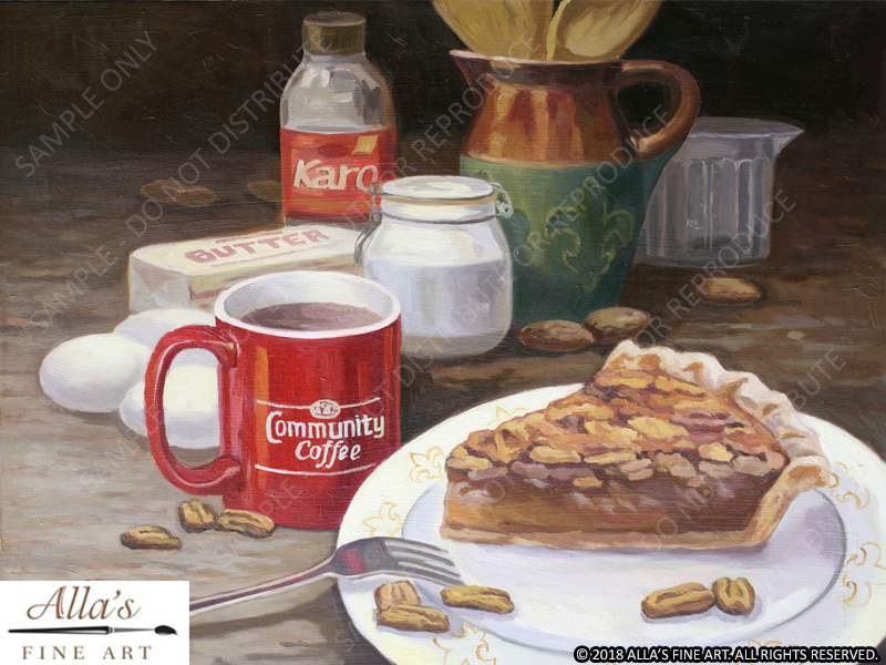 Southern Pecan Pie - Original Artwork