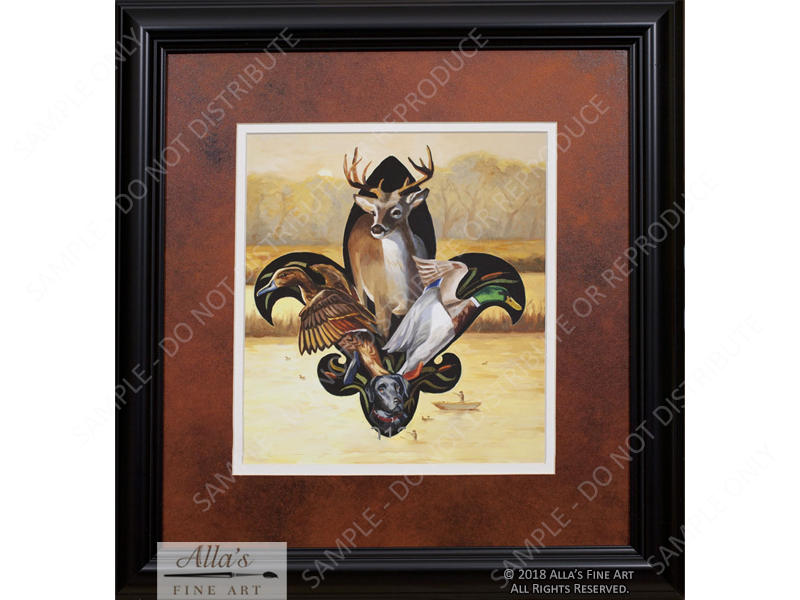 Wild Life Fleur De Lis
