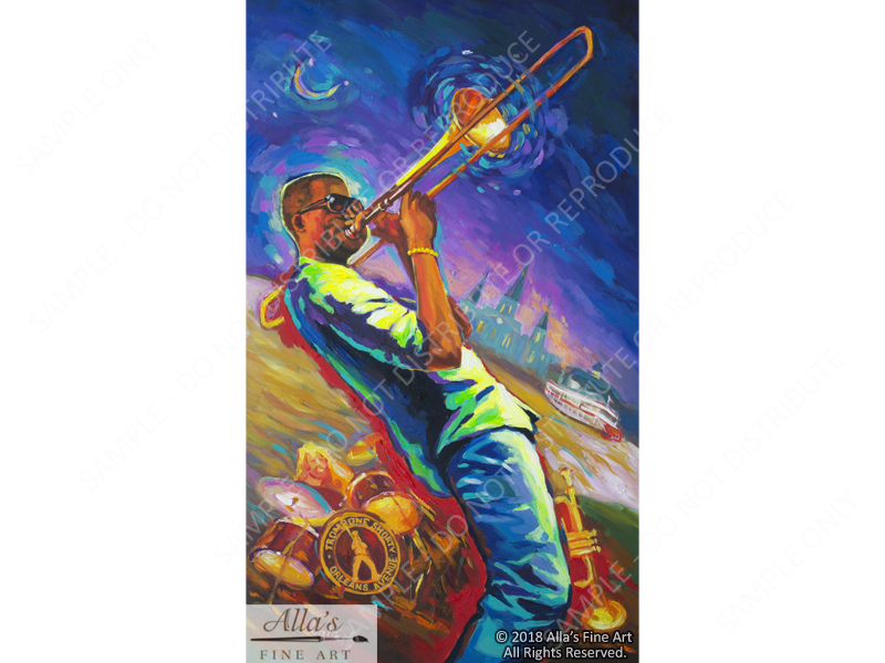 Jazz Greats - Trombone Shorty - Original Artwork
