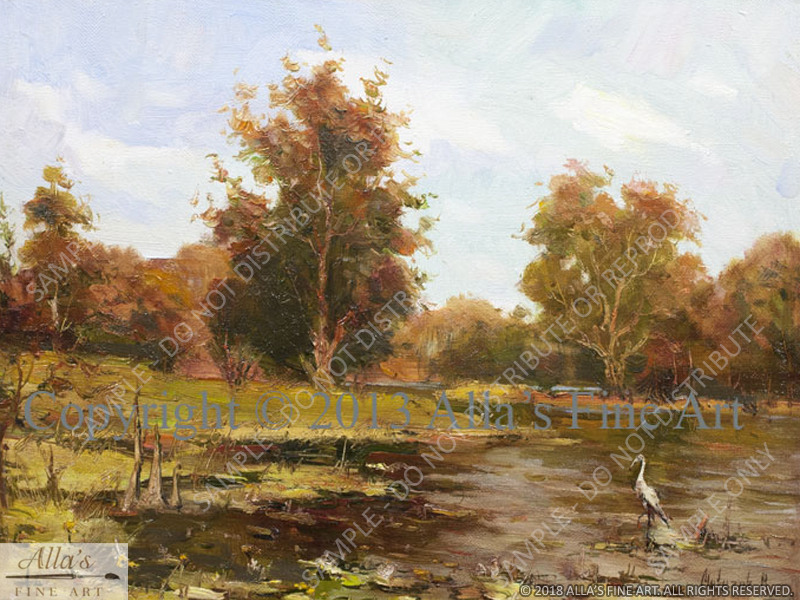 Autumn In The South - Original Artwork