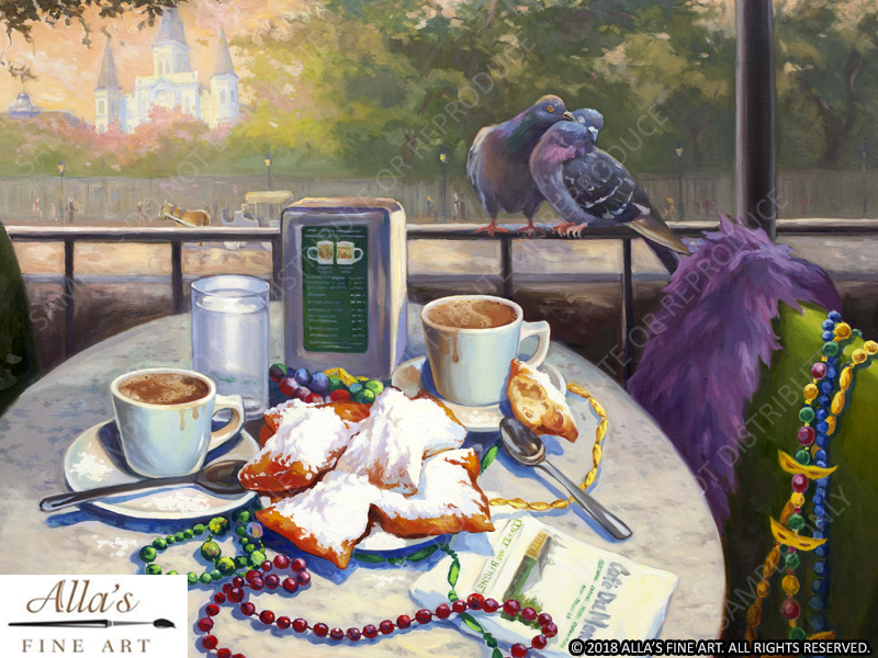 Cafe Du Monde Beignets - Original Artwork