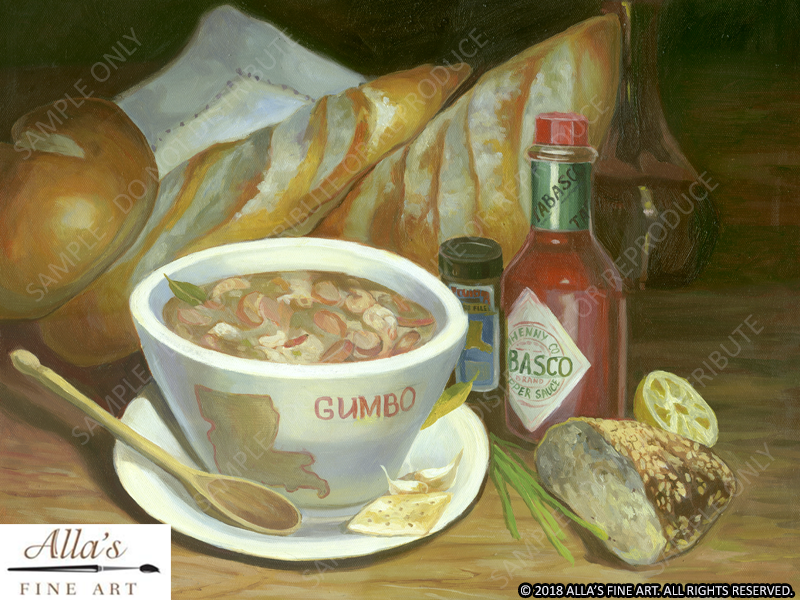 Louisiana Gumbo - Original Artwork