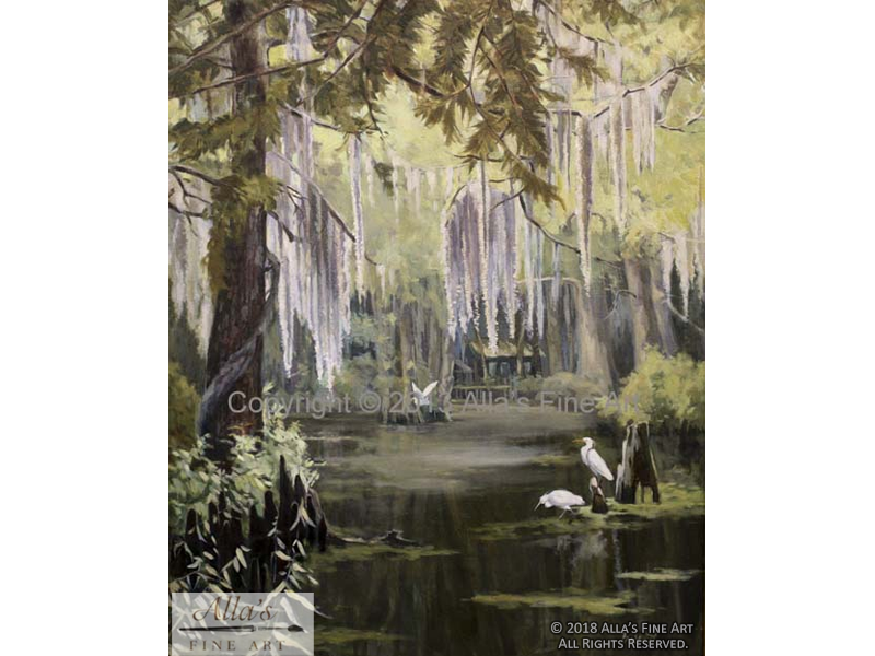 Honey Island Swamp 1 - Original Artwork