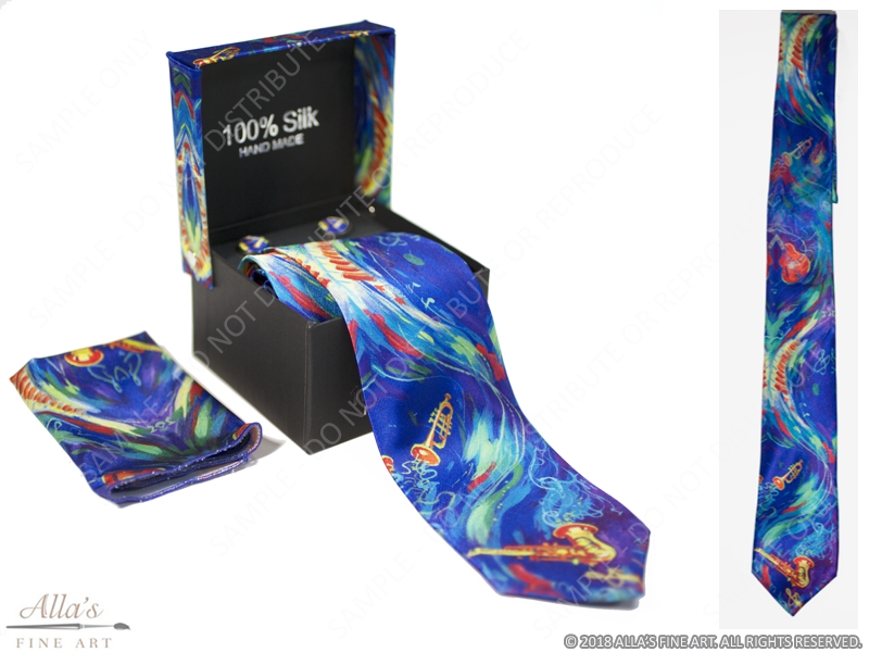 Music Silk Tie