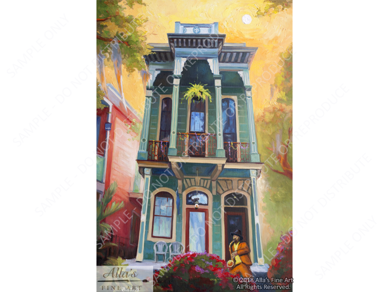 New Orleans Southern Living In A Shotgun House 1 - Original Artwork