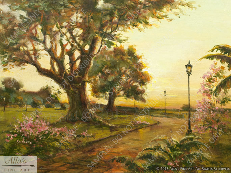 A Walk Thru The Park - Original Artwork