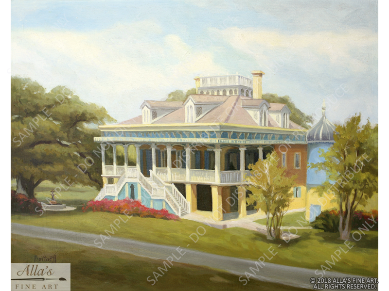 San Francisco Plantation in Garyville - Original Artwork