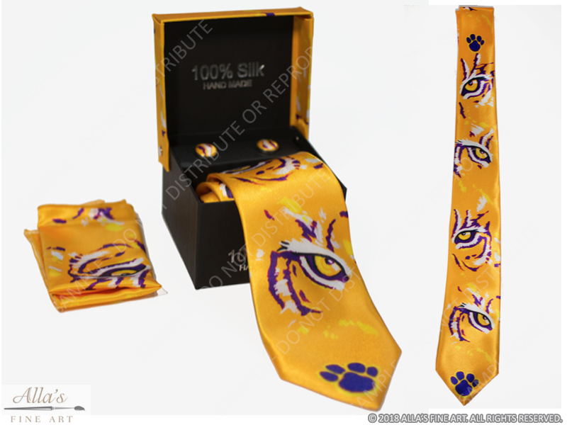 Tiger Eye Silk Tie