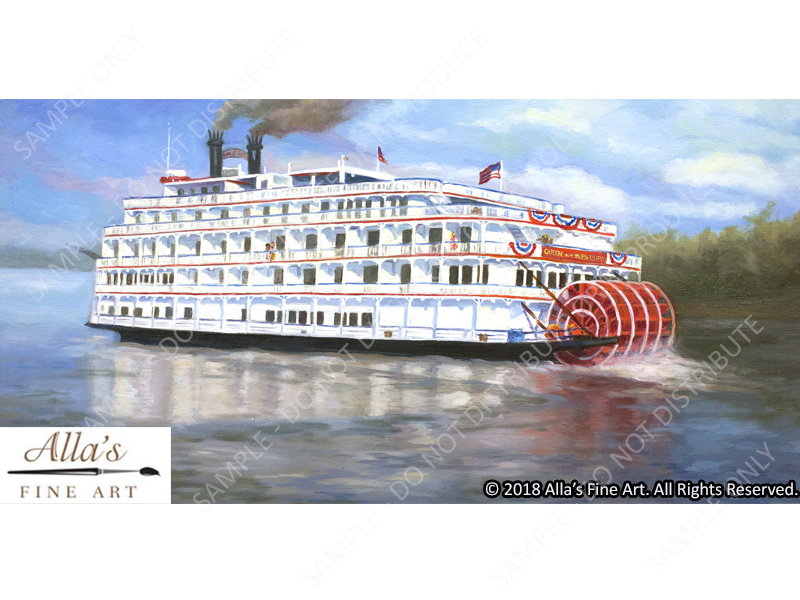Queen of the MIssissippi - Original Artwork