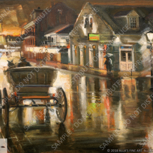 A Misty Night In The New Orleans French Quarter