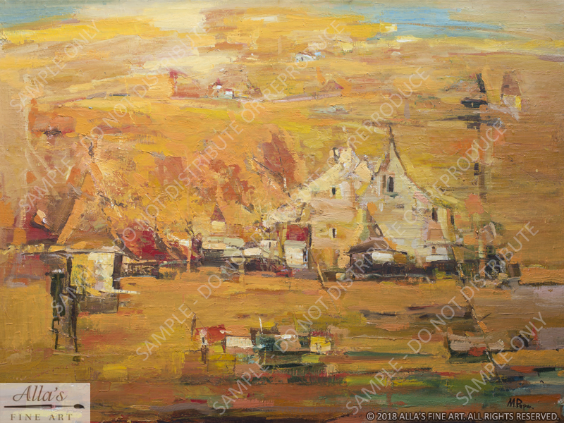 Old Town In Fall