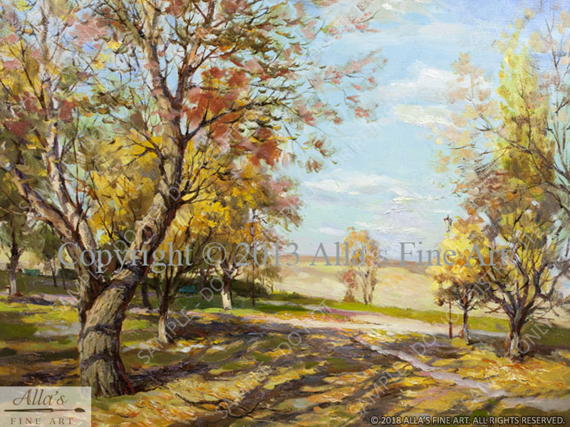 Autumn In The Country - Original Artwork