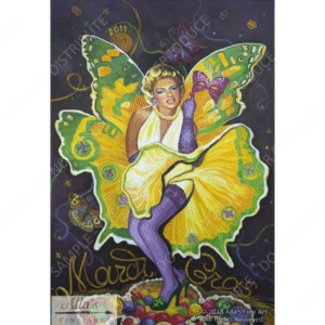 New Orleans Mardi Gras with Marilyn Monroe