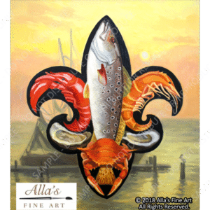 Gulf Seafood Fleur de Lis