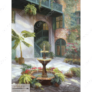 Brulatour Courtyard In New Orleans