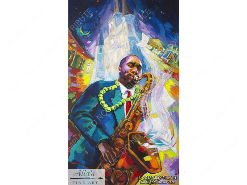 Jazz Greats - Branford Marsalis - Original Artwork