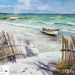 Ocean City Boat - Original Artwork