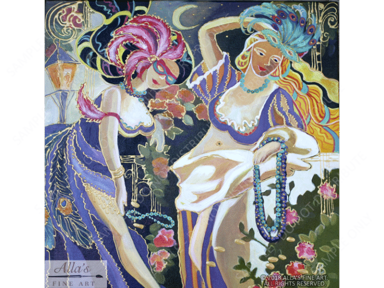 New Orleans Mardi Gras 2008 - Original Artwork