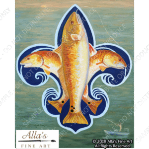 Fishing Fleur de Lis