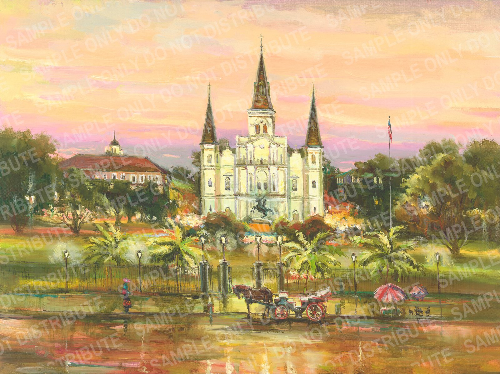 ST LOUISE CATHEDRAL ,SUNRISE