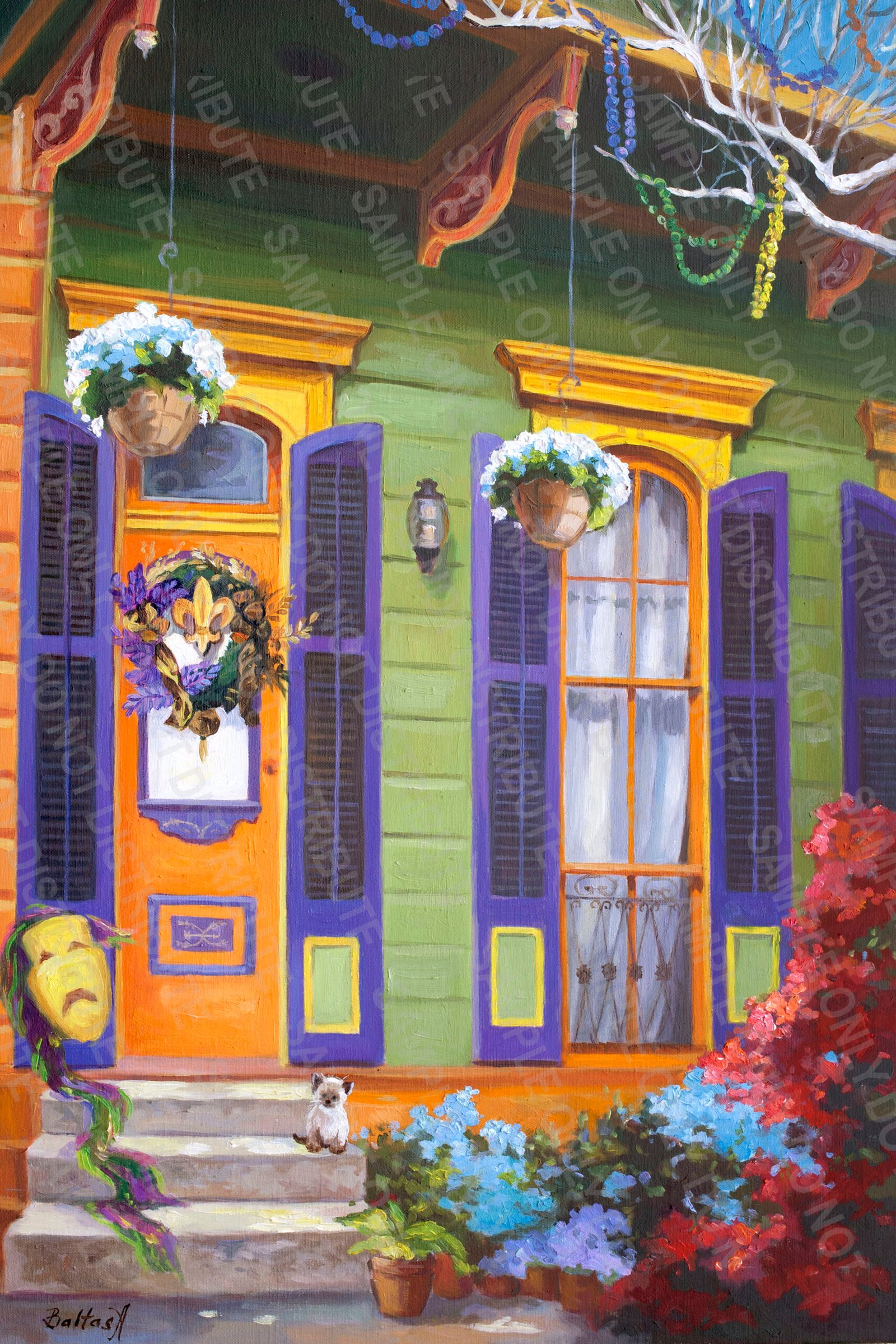 New Orleans Southern Living in  a Shotgun House 4